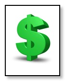 doller sign symbolizing cost of dental implants